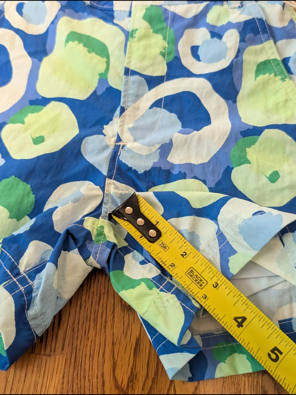 Emily McCarthy Blue Green Sea Glass Cheetah Print Boys Swim Trunks Shorts